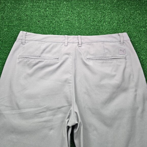 Puma Pants Mens 36x32 Gray Golf Performance Straight‎ Leg Outdoor Casual - Picture 10 of 11